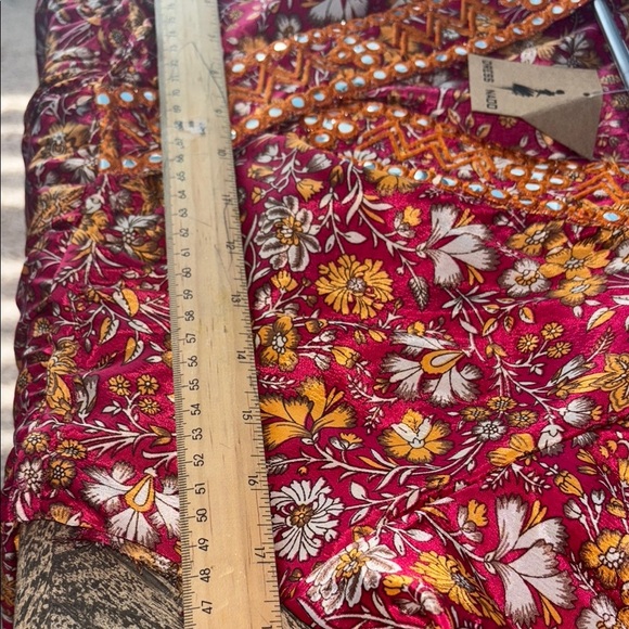 Bohemian Floral Maxi Dress in Red and Orange - Picture 13 of 14